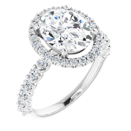 Halo-Style Engagement Ring