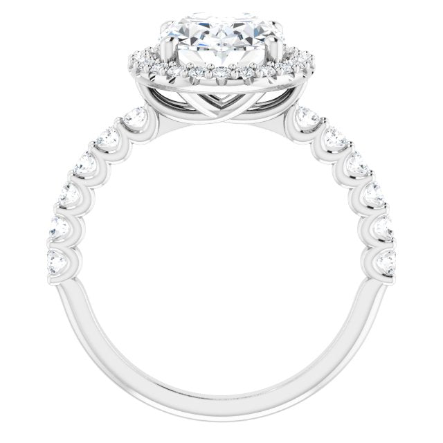 Halo-Style Engagement Ring