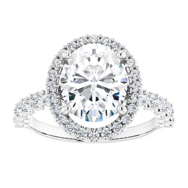 Halo-Style Engagement Ring