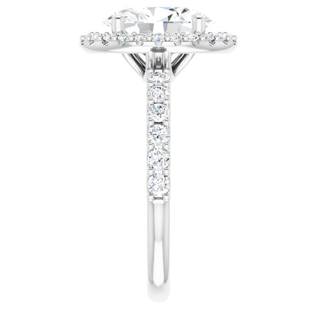 Halo-Style Engagement Ring