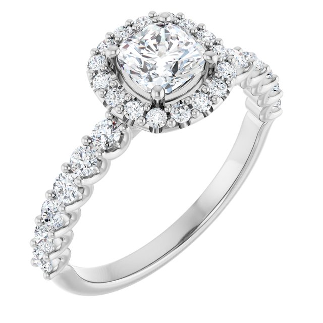 Halo-Style Engagement Ring