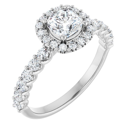 Halo-Style Engagement Ring