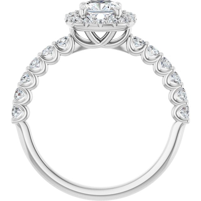 Halo-Style Engagement Ring