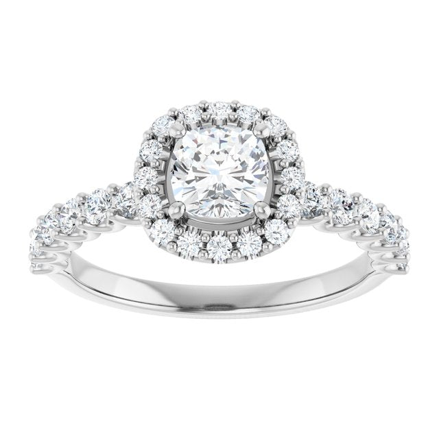 Halo-Style Engagement Ring