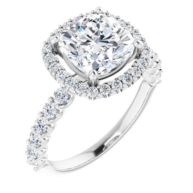 Halo-Style Engagement Ring
