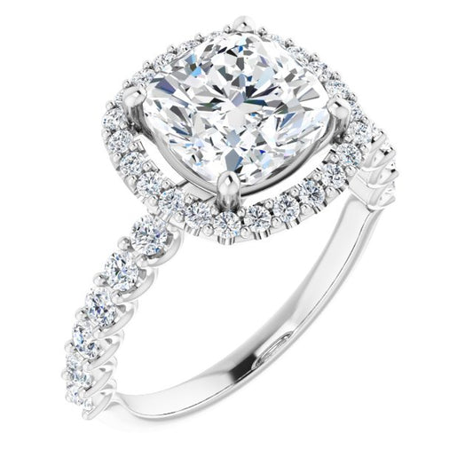 Halo-Style Engagement Ring