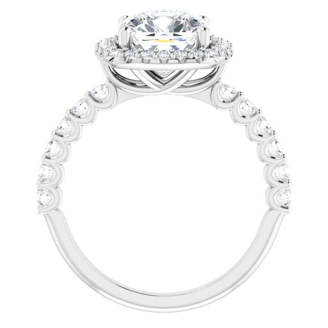 Halo-Style Engagement Ring