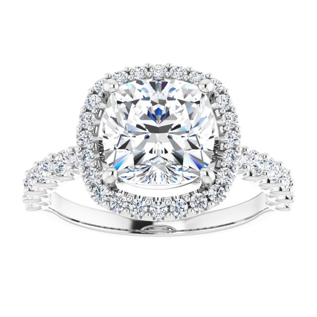Halo-Style Engagement Ring