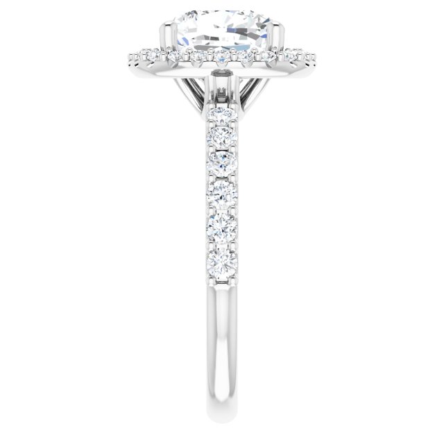 Halo-Style Engagement Ring