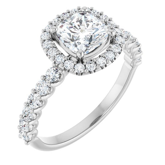Halo-Style Engagement Ring