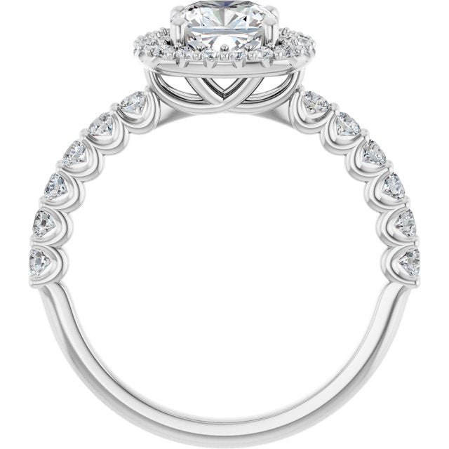 Halo-Style Engagement Ring