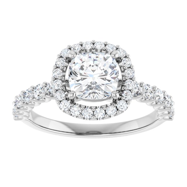 Halo-Style Engagement Ring