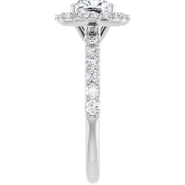 Halo-Style Engagement Ring