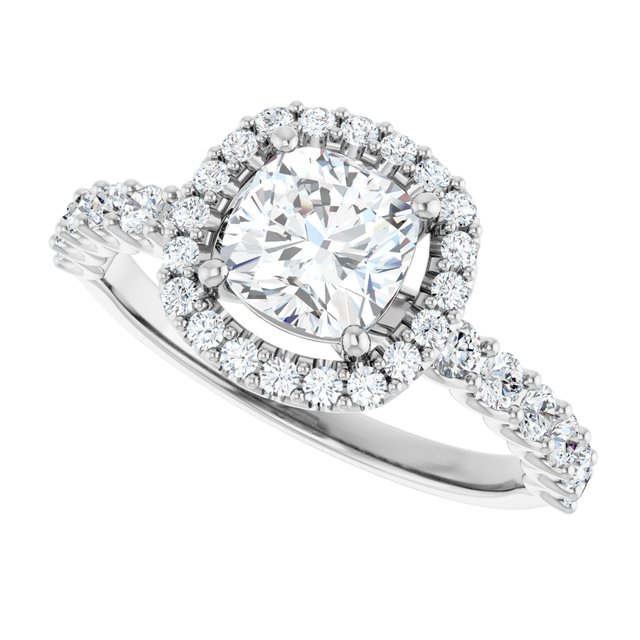 Halo-Style Engagement Ring