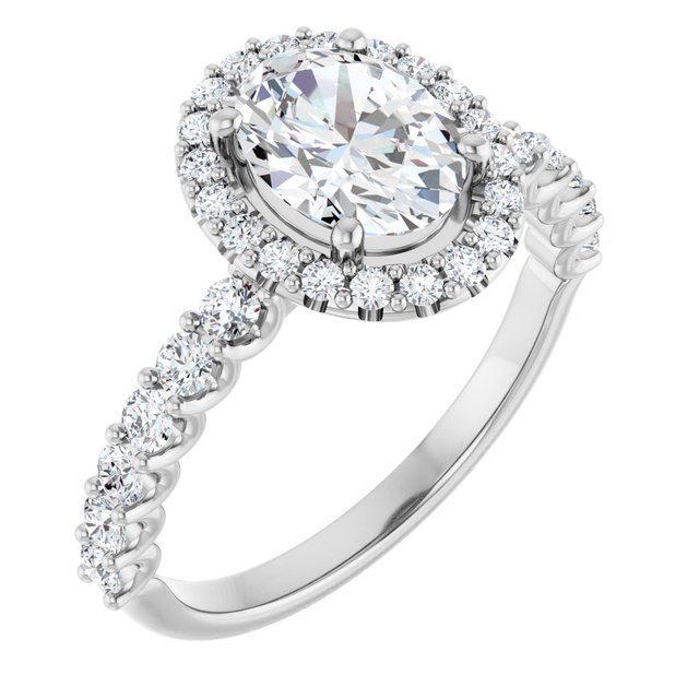 Halo-Style Engagement Ring