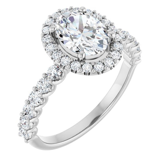 Halo-Style Engagement Ring