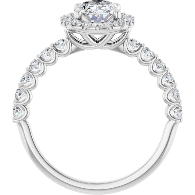 Halo-Style Engagement Ring