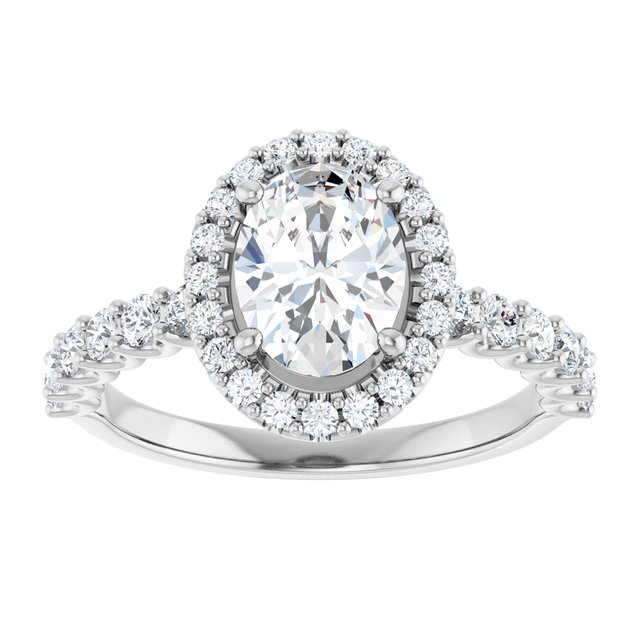 Halo-Style Engagement Ring