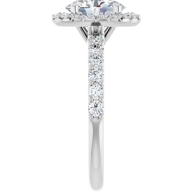 Halo-Style Engagement Ring