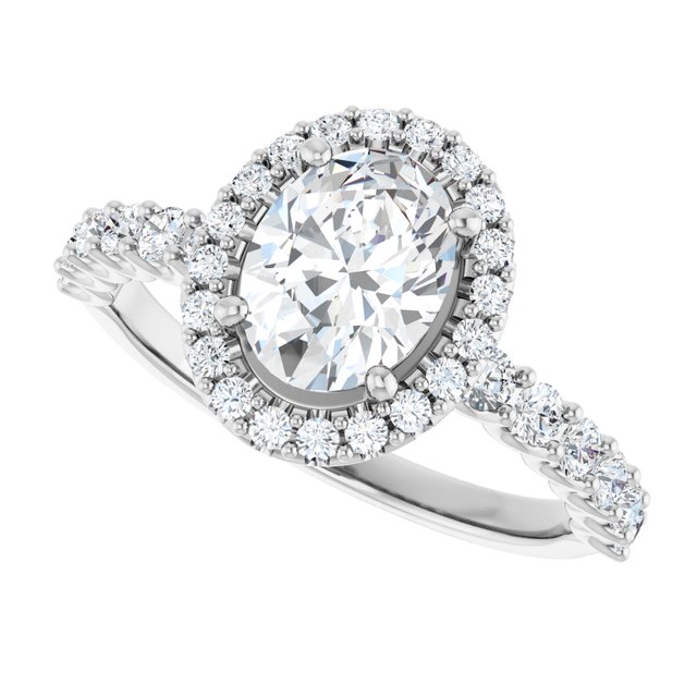 Halo-Style Engagement Ring