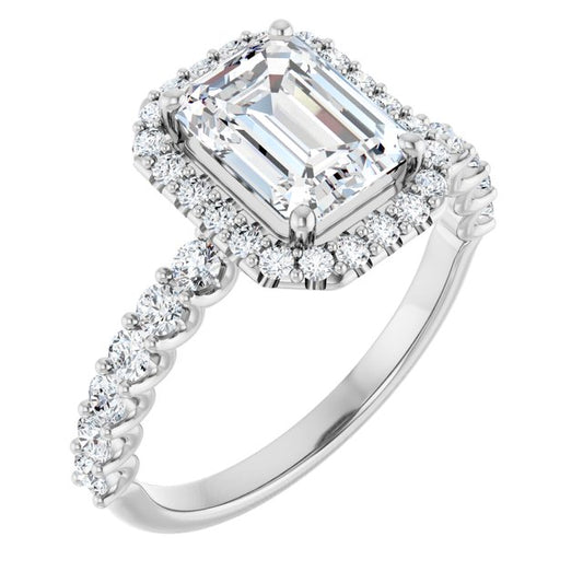 Halo-Style Engagement Ring