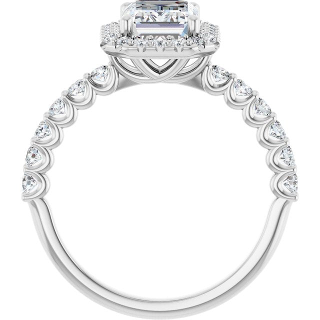Halo-Style Engagement Ring