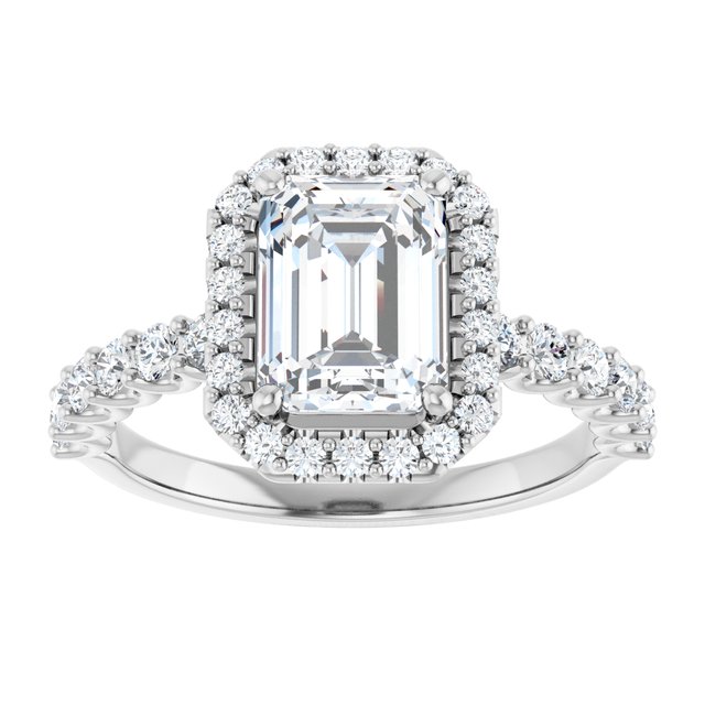 Halo-Style Engagement Ring