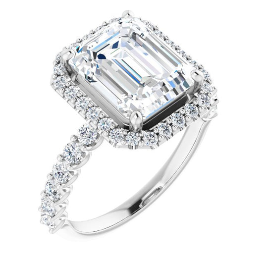 Halo-Style Engagement Ring