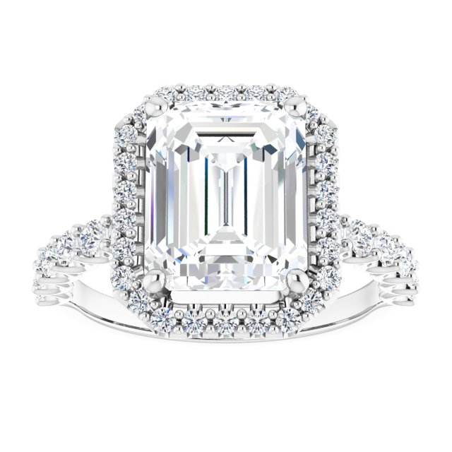 Halo-Style Engagement Ring