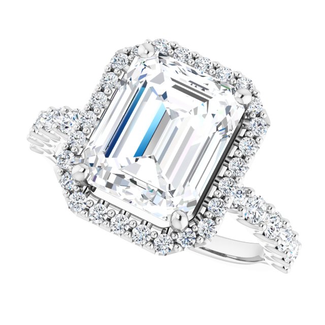 Halo-Style Engagement Ring