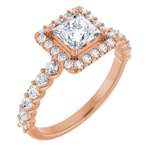 Halo-Style Engagement Ring