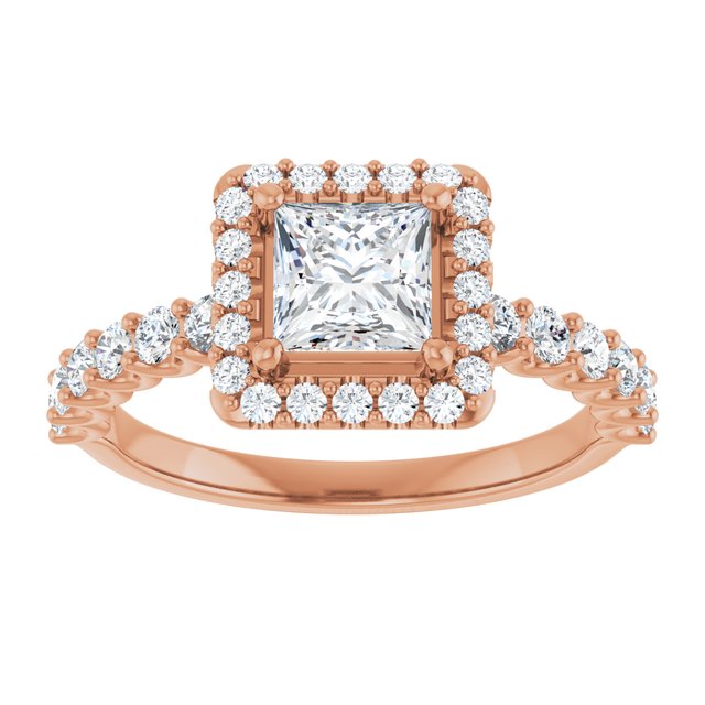 Halo-Style Engagement Ring