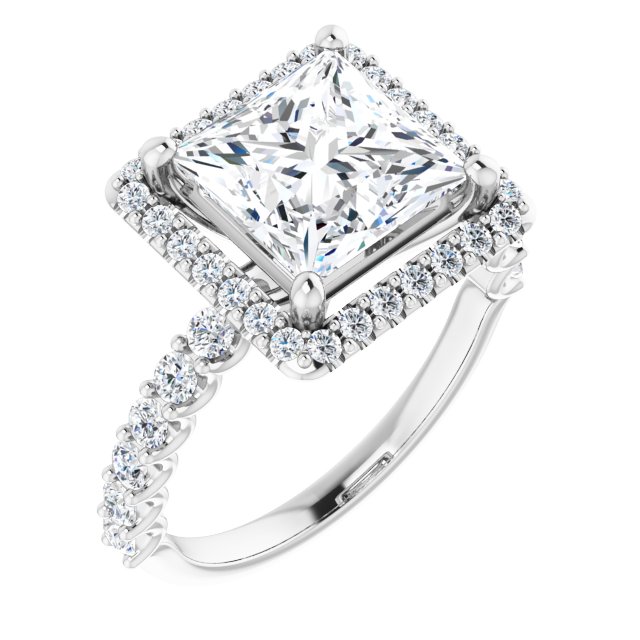 Halo-Style Engagement Ring