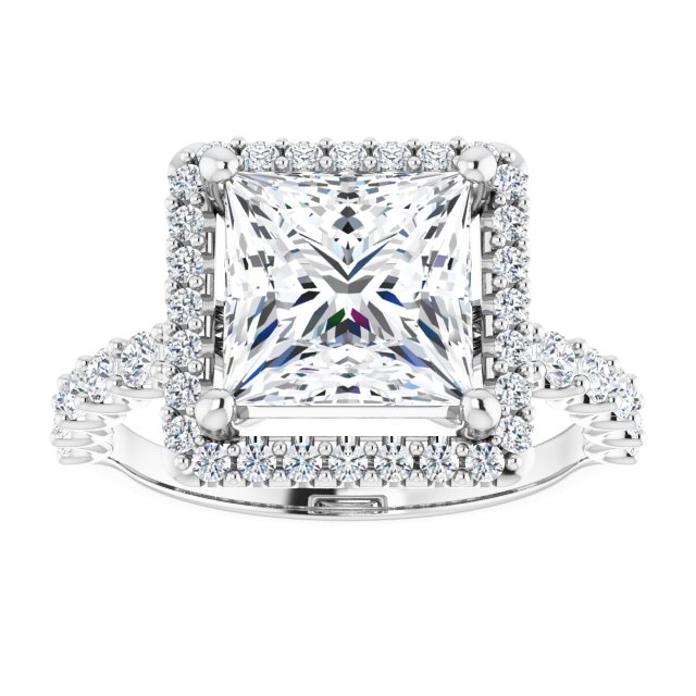 Halo-Style Engagement Ring