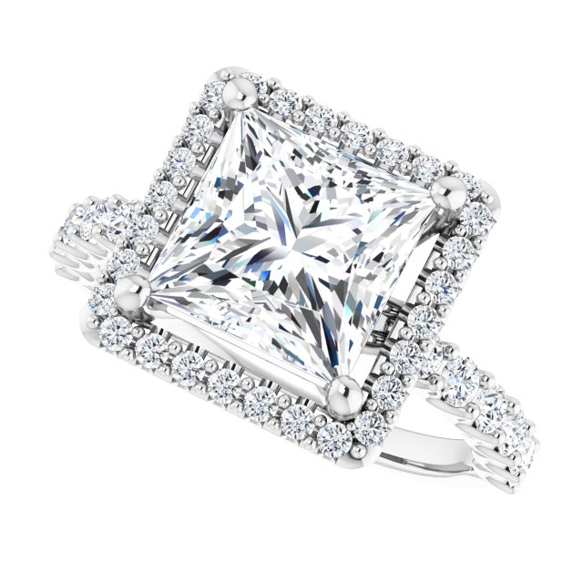 Halo-Style Engagement Ring