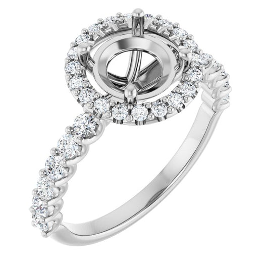 Halo-Style Engagement Ring
