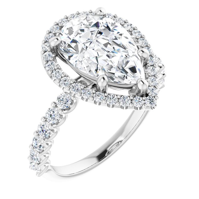 Halo-Style Engagement Ring