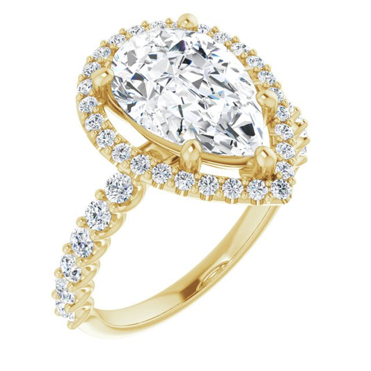 Halo-Style Engagement Ring