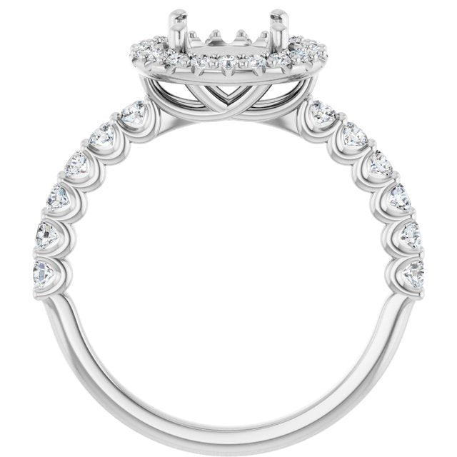 Halo-Style Engagement Ring
