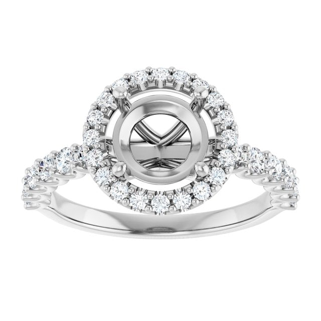 Halo-Style Engagement Ring