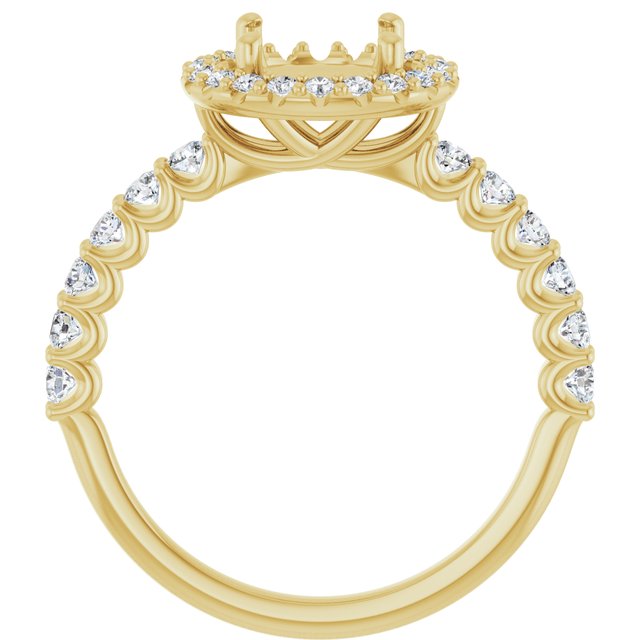 Halo-Style Engagement Ring