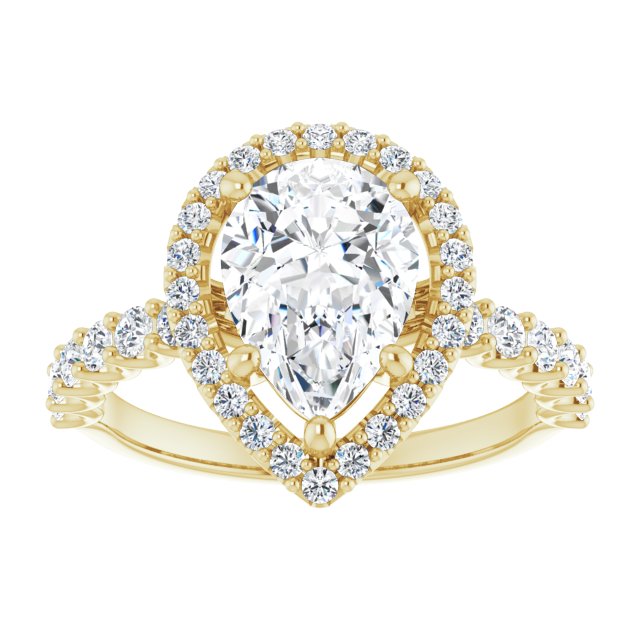 Halo-Style Engagement Ring
