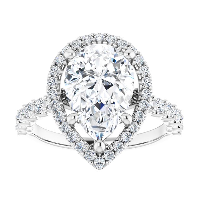Halo-Style Engagement Ring