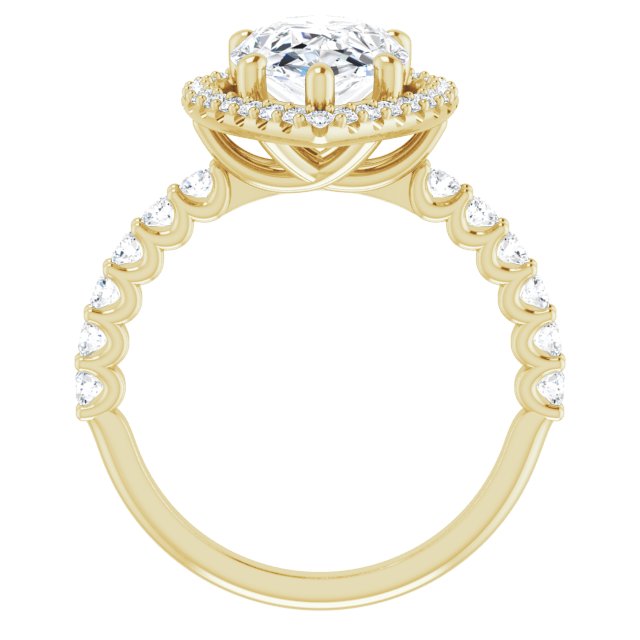 Halo-Style Engagement Ring