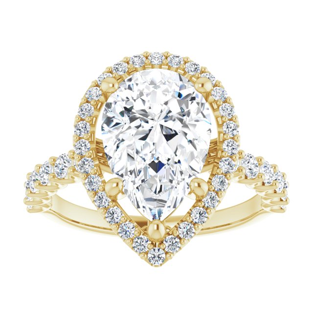 Halo-Style Engagement Ring