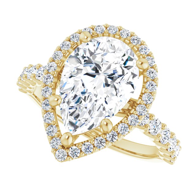 Halo-Style Engagement Ring