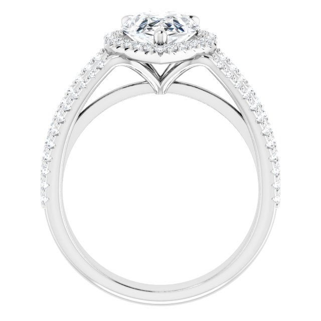 Halo-Style Engagement Ring