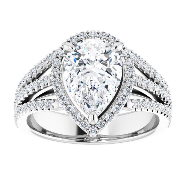 Halo-Style Engagement Ring