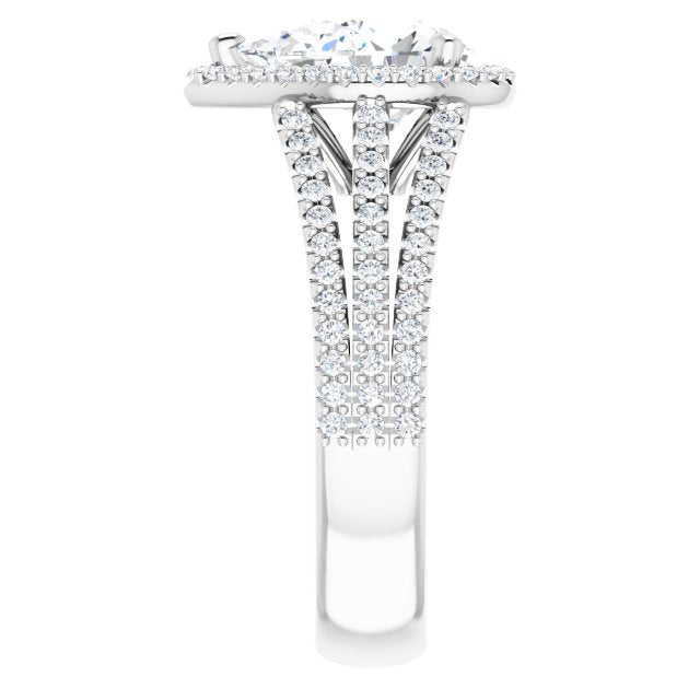 Halo-Style Engagement Ring