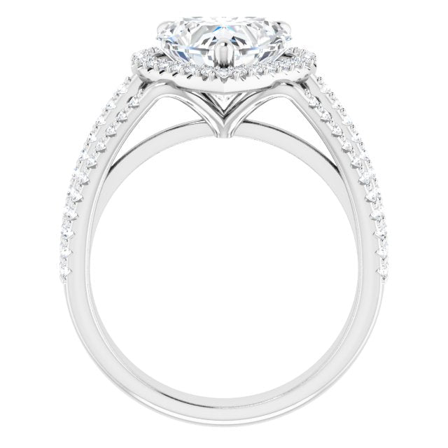 Halo-Style Engagement Ring